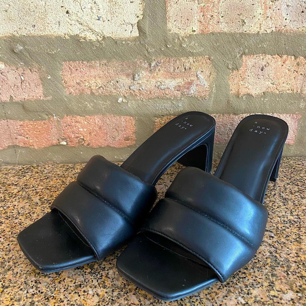 A New Day - Black Heels - Size 10